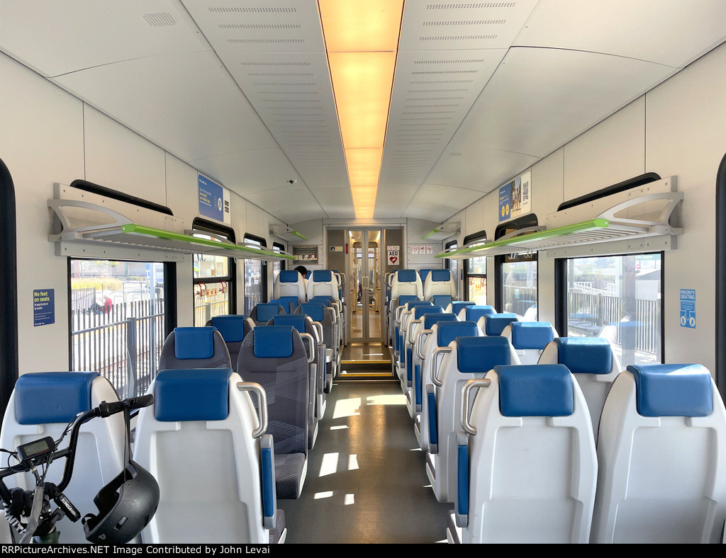 inside the Metrolink Arrow DMU Cars